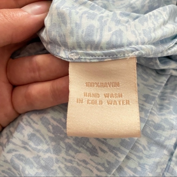 Paloma Blue Faye Gathered Printed Twill Mini Dress - Picture 7 of 8